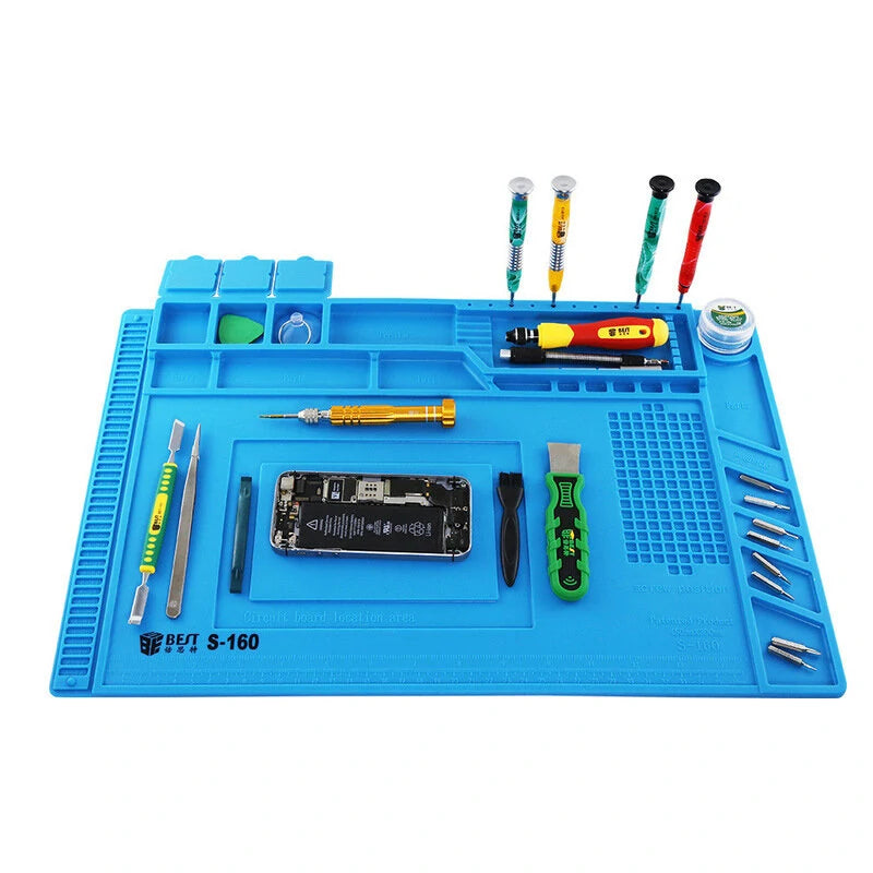 BEST S160 Magnetic Silicone Heat Insulation Pad for BGA Soldering & Repair Station