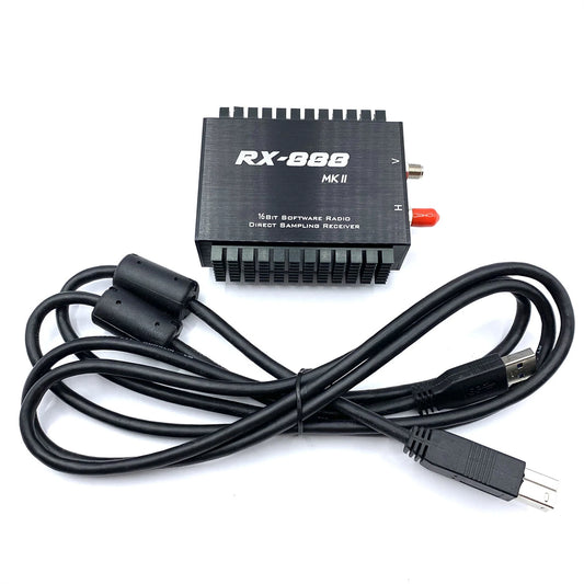 RX-888 MKII SDR Ham Radio Receiver: LTC2208 16-Bit ADC, Direct Sampling, R828D RX888 Plus