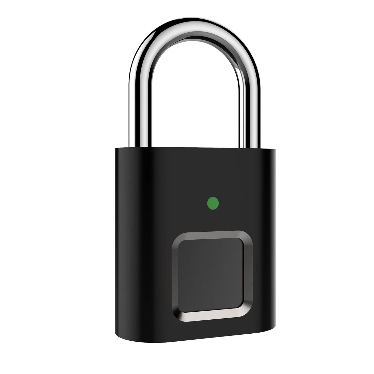 Mini Smart Fingerprint Padlock: USB Rechargeable Anti-Theft Security for Doors, Luggage, Lockers, Boxes