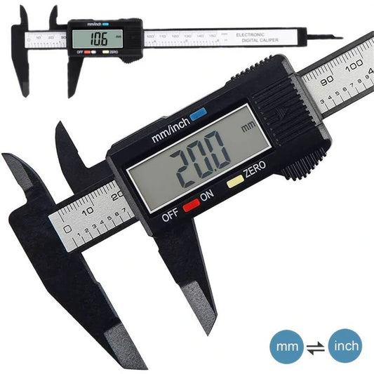 150mm Digital Caliper with LCD Display & Batteries - Precision Measuring Tool