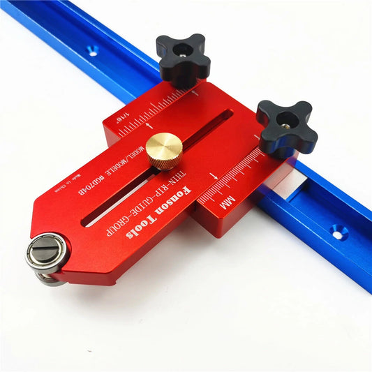 FONSON Extended Woodworking Rip Guide: Lengthened Table Saw Fence with T Track