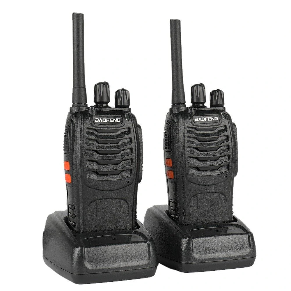 Baofeng BF-88E Walkie Talkie 2-Pack, PMR 0.5W, 16CH UHF, 446MHz, with Charger