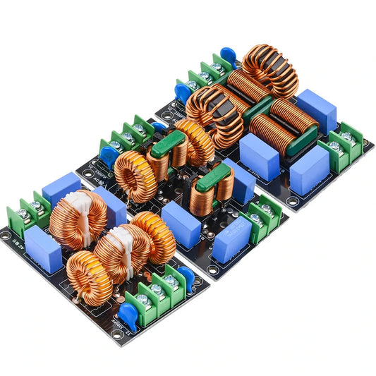 EMI Line Filter Board Kit: 4A/10A/20A Three-Stage AC 110-250V Audio Power Amplifier