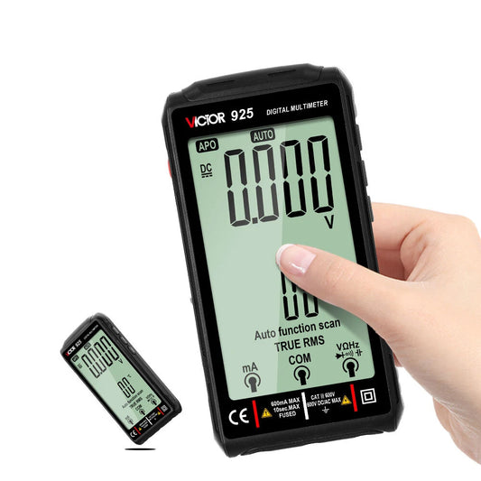 Victor 925 Digital Multimeter 10000 Counts LCD Display NCV Diode 500mAh Battery Frequency Smart Tester