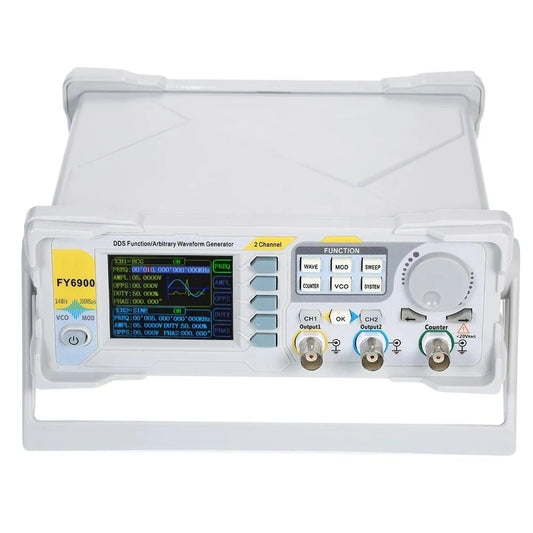 FY6900 100MHz Dual-Channel DDS Signal Generator - High Precision Digital Waveform Function Generator