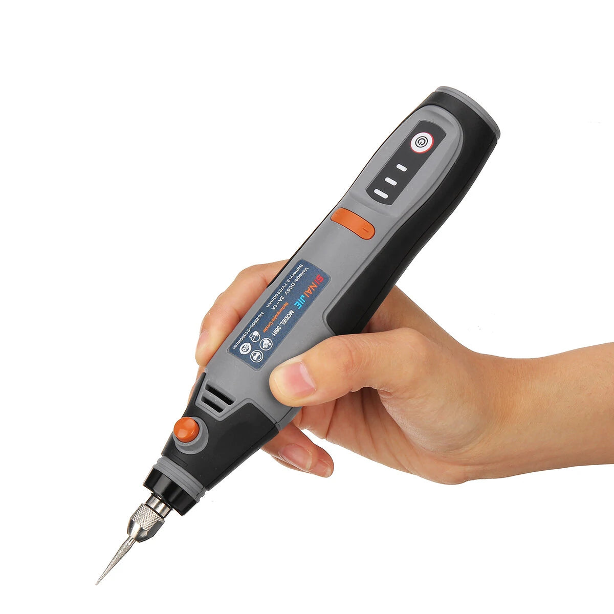 Cordless Mini Rotary Tool Kit with LED, 3-Speed USB Rechargeable for DIY Polishing, Sanding, Engraving