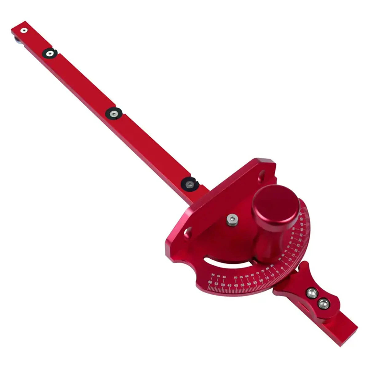Universal Table Saw Miter Gauge with Fixed Angle Gear & Standard Slot Bar