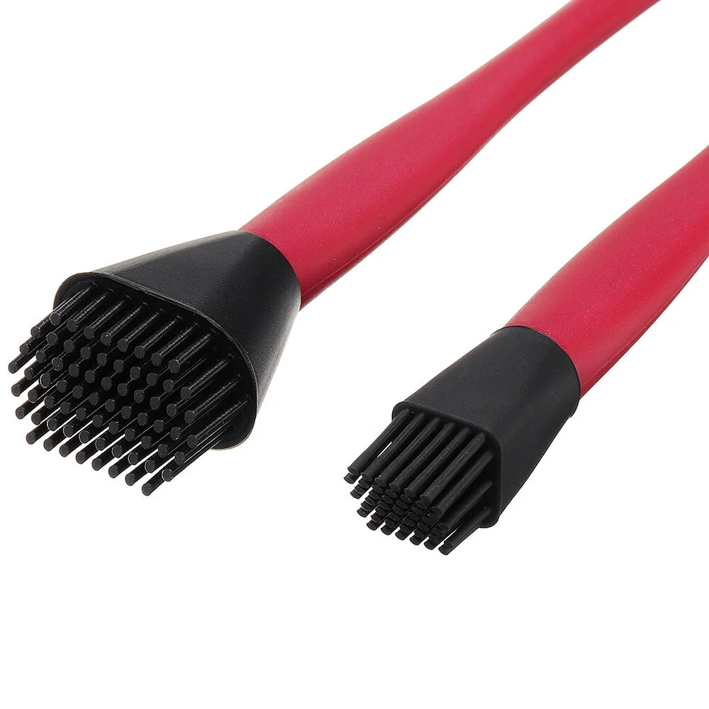 4-Piece Silicone Glue Kit: Dual Brush, Flat Scraper & Glue Tray for Woodworking