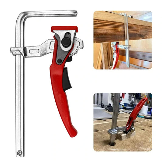 Festool Compatible Quick Ratchet Track Saw Guide Rail & MFT Table Clamp 200x60/300x60mm