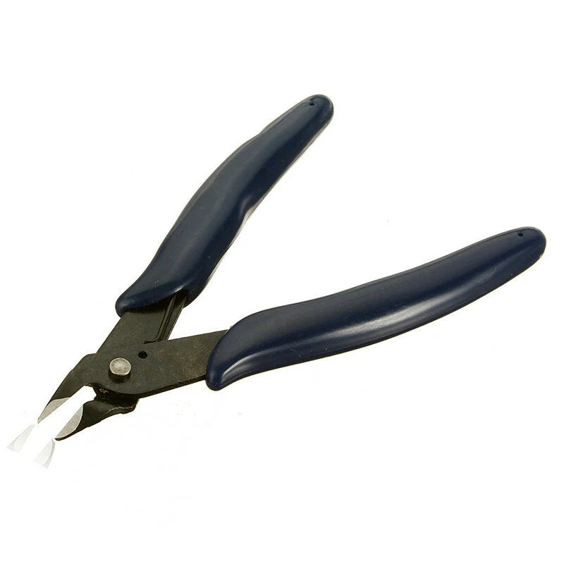 2PCS Precision Flush Wire Cutters - Electrical Cable Side Snips Pliers Tool