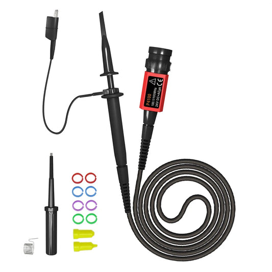Universal P4100 High Voltage Oscilloscope Probe - 1000V DC, 100MΩ, 6pF Capacitance with ACPP