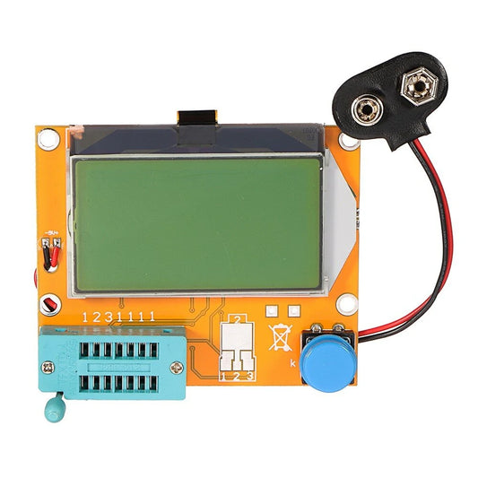 Geekcreit LCR-T4 Transistor Tester with 12864 LCD - Resistance, Capacitance, and ESR SCR Meter