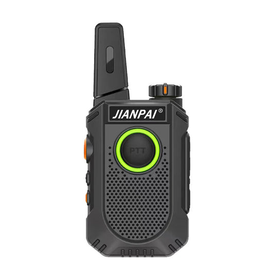 Jianpai TC-18 High Power UV Dual Band Walkie Talkie, 16 Channels, Dual PTT, Type-C Rechargeable Two-Way Radio for Restaurants, Schools, Hospitals