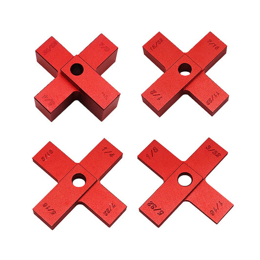 4PCS Woodworking Height Gauge Measurement Tool Set
