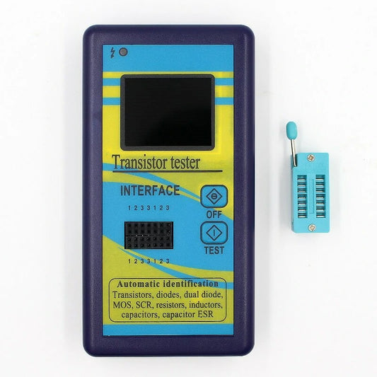 FNIRSI Multi-Purpose Transistor Tester & LCR Meter - 128x160 Display, Diode, Thyristor, Capacitance, Resistor, Inductance, MOSFET, ESR Analysis