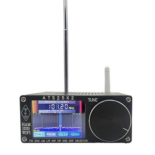 ATS-25X2 Full-Band DSP Receiver Radio with Spectrum Scanning & WiFi - RDS Firmware 4.1X/5.3B