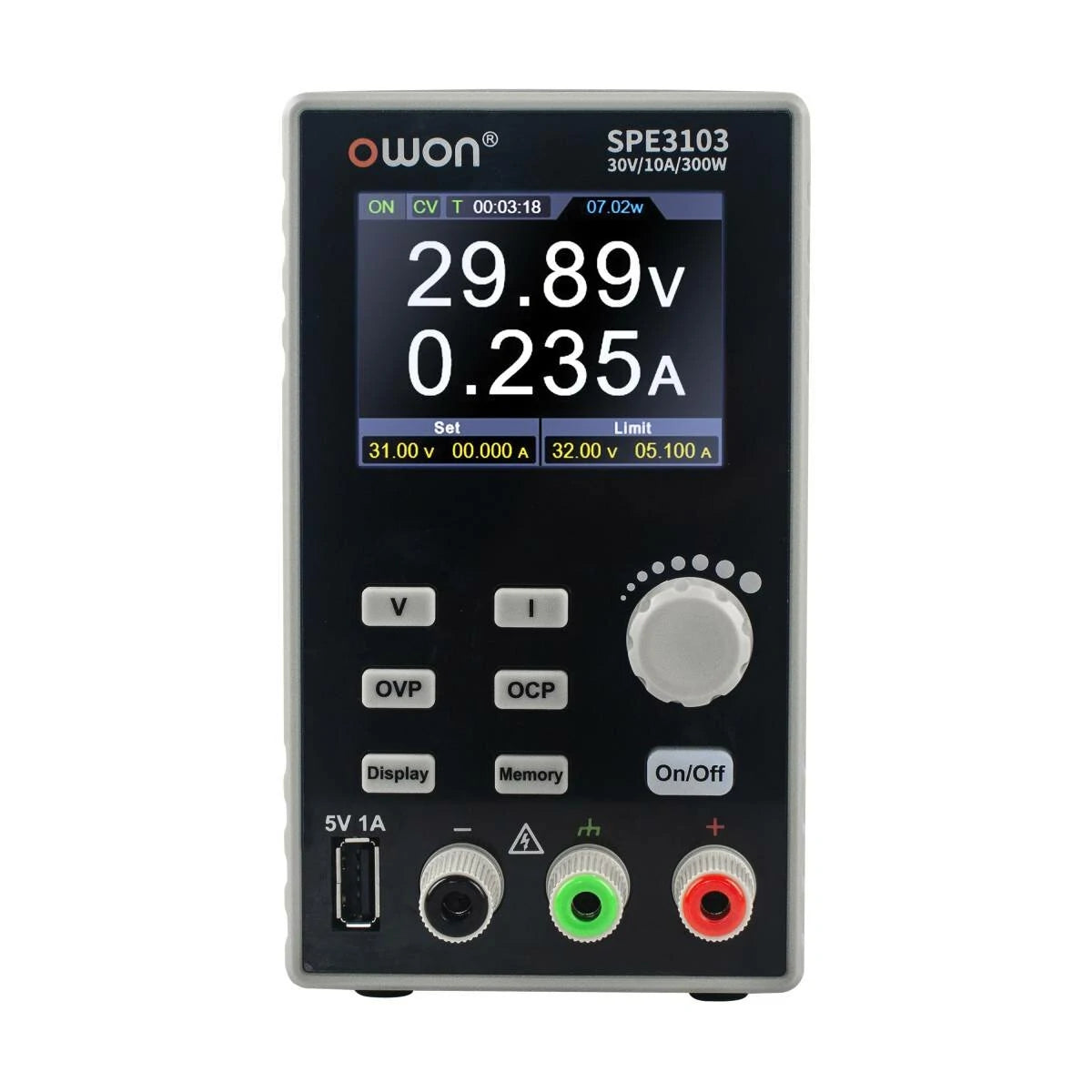 OWON SPE3103/SPE6103 Programmable Single Channel DC Power Supply Voltage Regulator for Lab