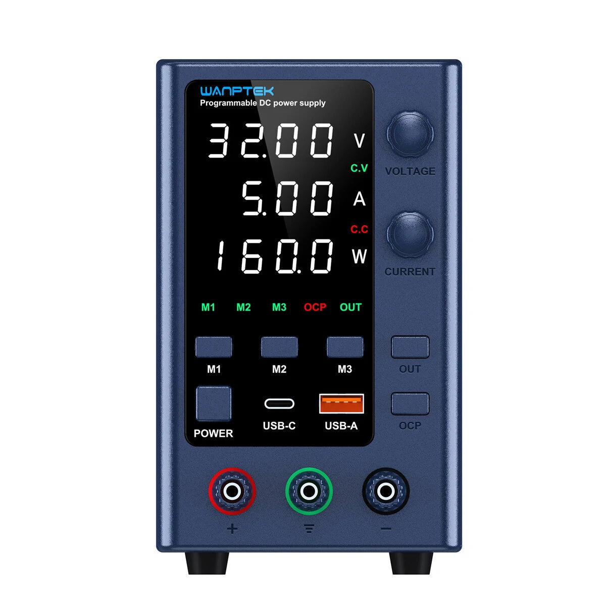 WANPTEK Digital Power Supply 0-160V 0-10A with Multi-Function Protection & Stability for Electronics - Model EPS Series