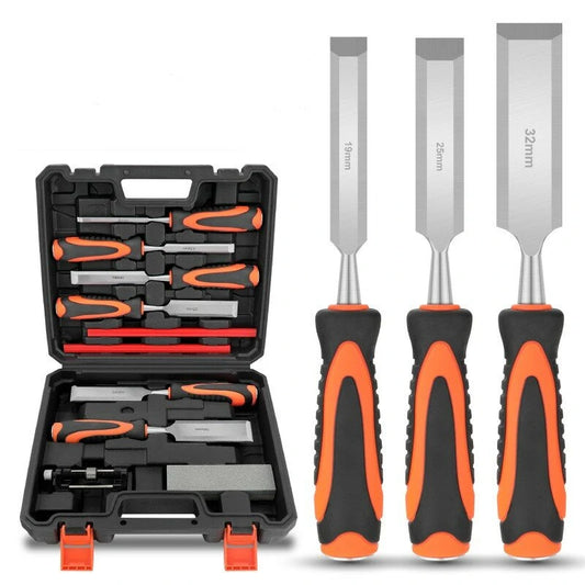 16-Piece Premium Wood Carving & Chisel Set with Honing Guide, Heat-Treated 60 Cr-V & Sharpening Stone