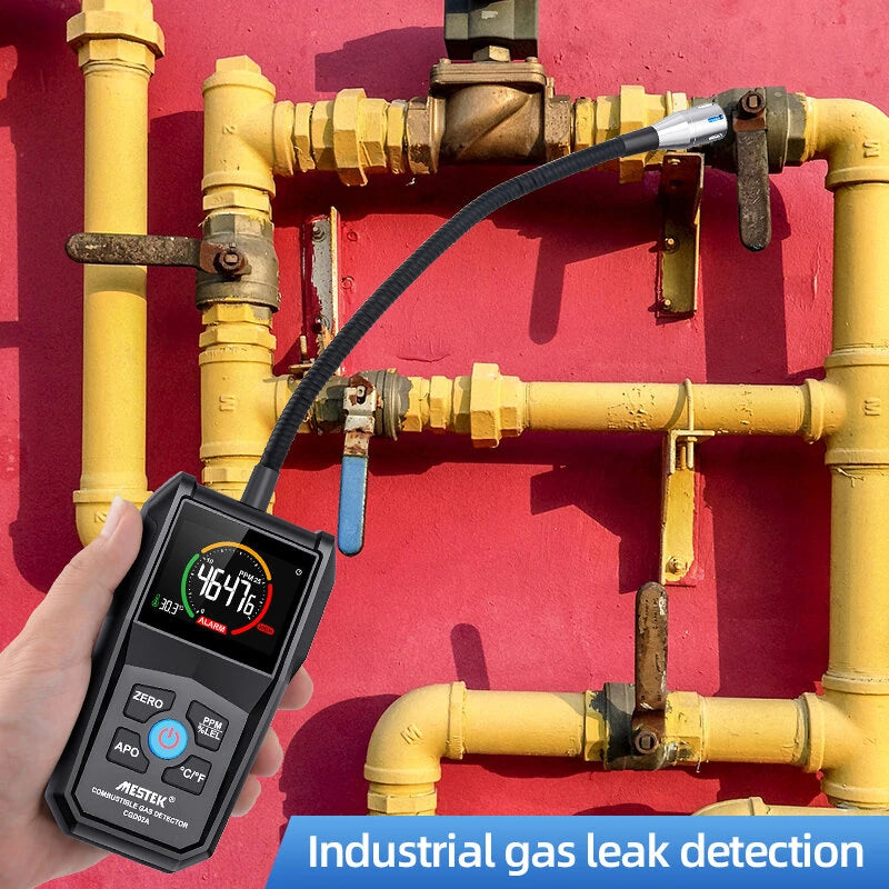 MESTEK CGD-02A Digital Gas Leak Detector & Air Quality Analyzer