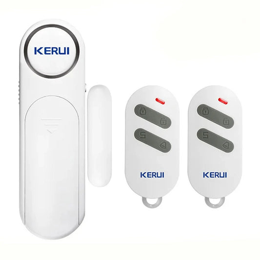KERUI D121 Wireless Door/Window Sensor Alarm 120dB, 300ft Range, Anti-Theft Smart Remote Control for Home & Kids Safety