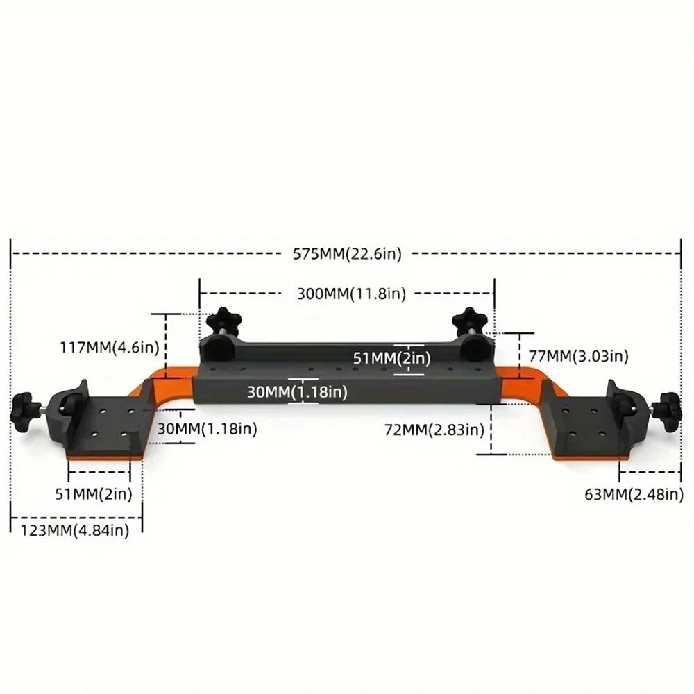 Durable Aluminum Alloy Woodworking Framing Tool, 16/24 Inch On-Center Stud Layout Precision Upgrade, DIY Essential