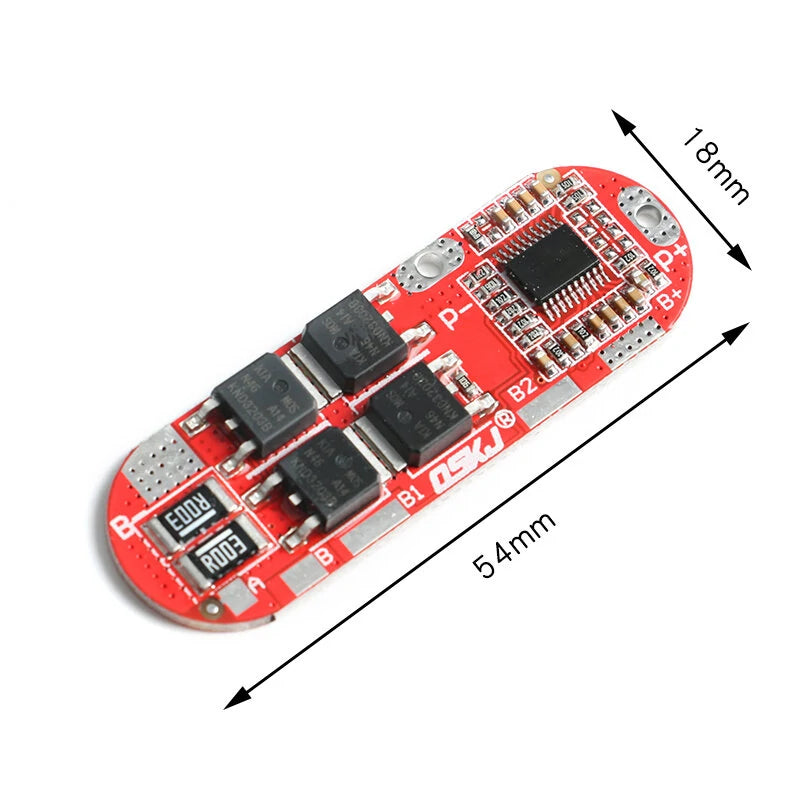 High Current Ternary Polymer Lithium Battery Protection Board 20A/40A for 3S/4S/5S