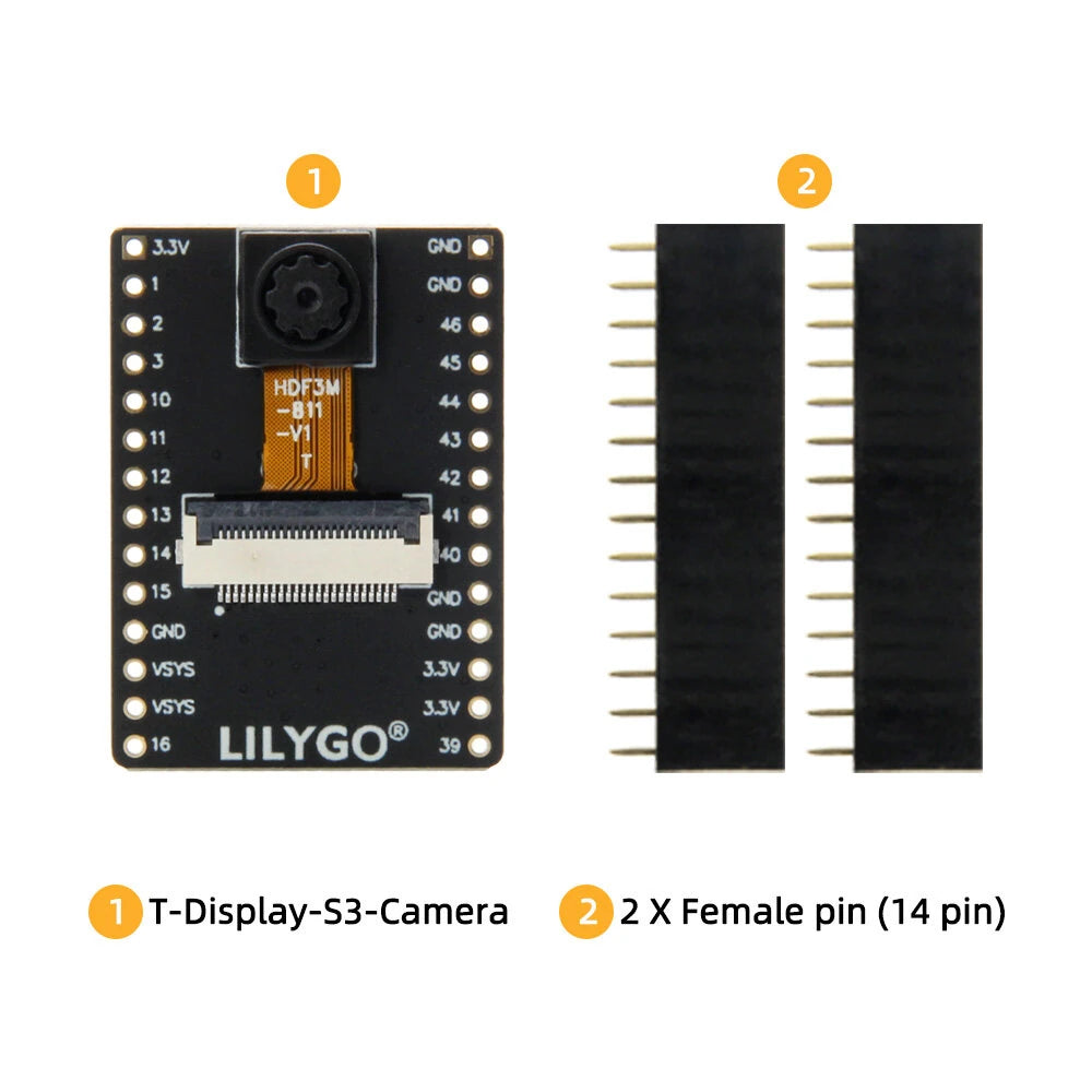 LILYGO® T-Display-S3 ESP32-S3 1.91 AMOLED Dev Board | WiFi Bluetooth 5.0 Module