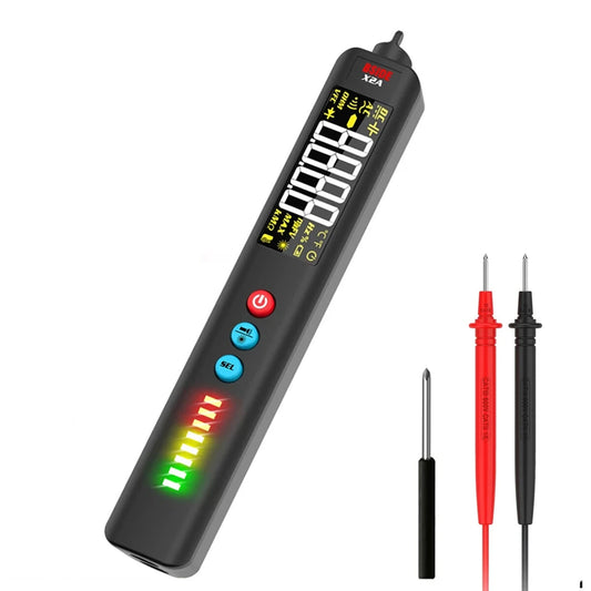 BSIDE X2 Smart Digital Multimeter with Infrared Temperature Measurement, LCD Screen, AC/DC Voltage Detection, LED Flashlight, Accurate Multimeter with Continuity and Resistance Functions