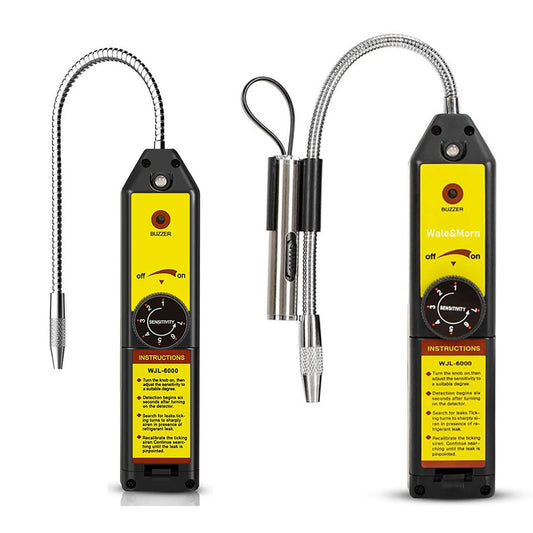 Freon & Halogen Leak Detector WJL-6000 WJL-6000L for R22 R410A R134A R1234YF Refrigerants - HVAC Air Conditioner Tester Tool