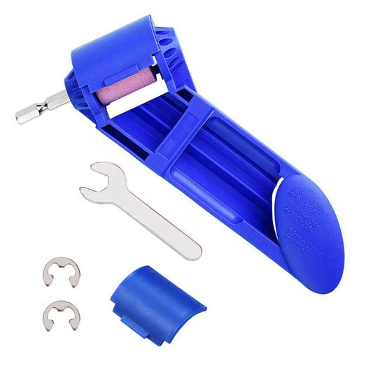 Portable Drill Bit Sharpener, 2-12.5mm Corundum Grinding Wheel, Titanium Drill Tool Parts