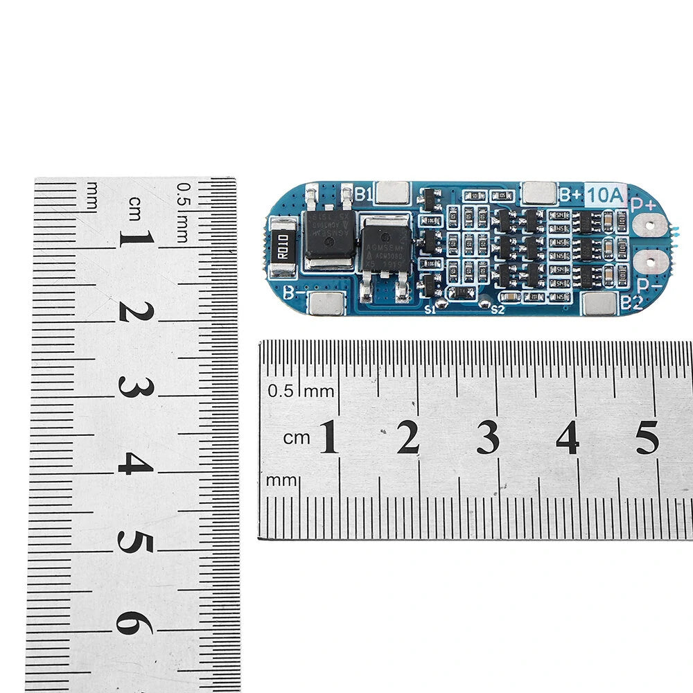 3S 10A 11.1V 12V 12.6V Lithium Battery Charger Protection Module for 18650 Li-ion/LiPo Cells BMS 3.7V