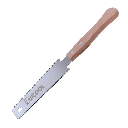 6 Double Edged Hand Saw, SK-5 High Carbon Steel, Durable & Flexible Woodworking Tool, Perfect for Fine Detail Work
