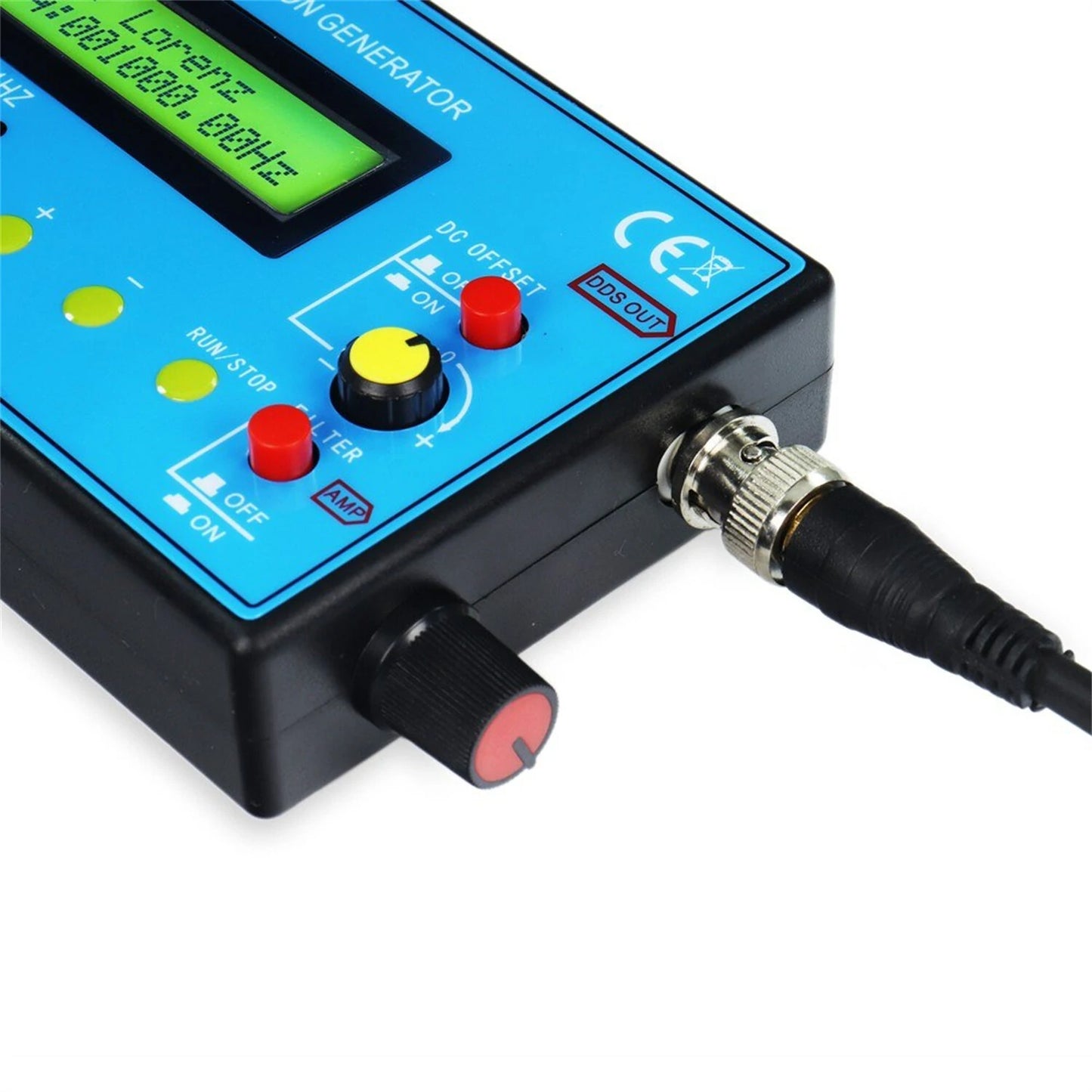 FG-200 DDS Function Signal Generator: 0.01Hz-500KHz Frequency Counter Signal Source Module with Sine, Square, Sawtooth Waveforms