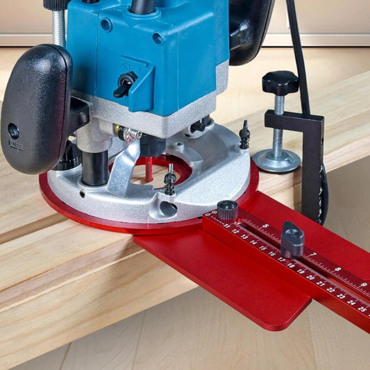 Router Circle Cutting Jig: Fixed Center Milling Guide for Woodworking & Carpentry