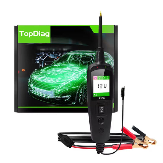 JDiag P100 Car Circuit Tester 12V/24V Diagnostic Tool with TFT Screen & 2M Cable