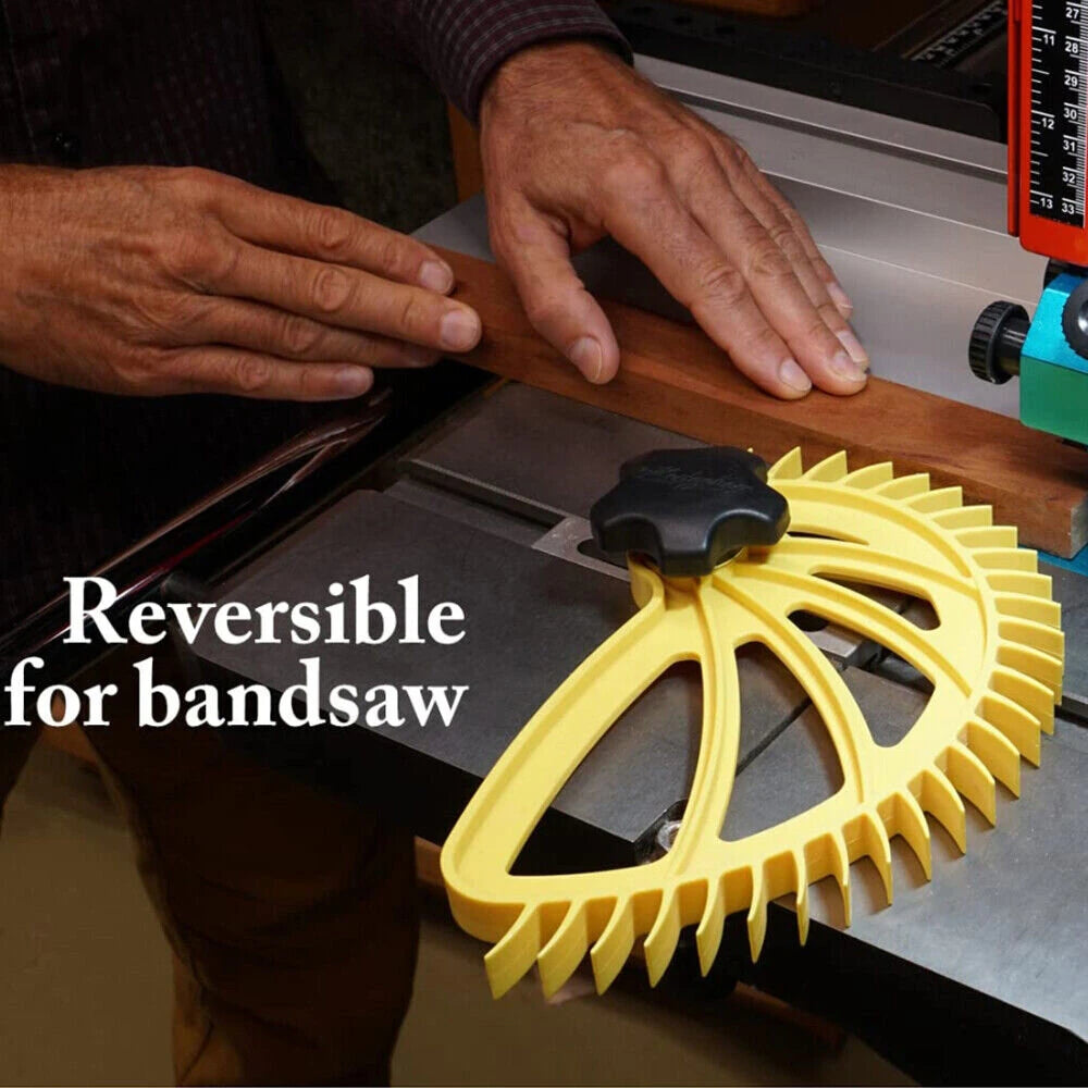 Safety Push Block Featherboard for Table Saws, Router Tables & Jointers