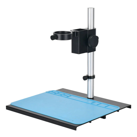 Adjustable Aluminum Stand for HDMI USB Digital Microscope with Adapters & Heat-Resistant Pad