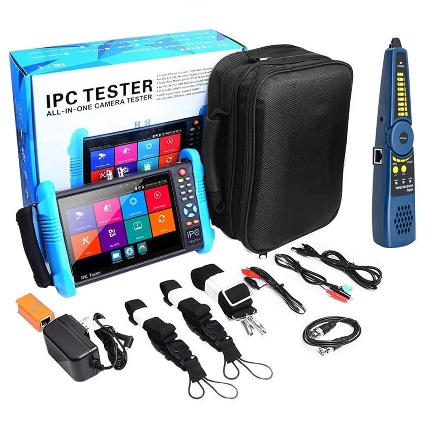 7 4K IPC-9800CADHS Plus+ CCTV Camera & PoE Tester for Video Surveillance