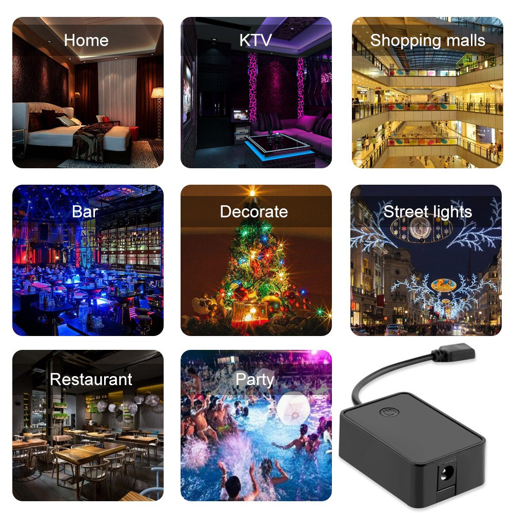2-Pack Mini WiFi RGBW LED Strip Controllers