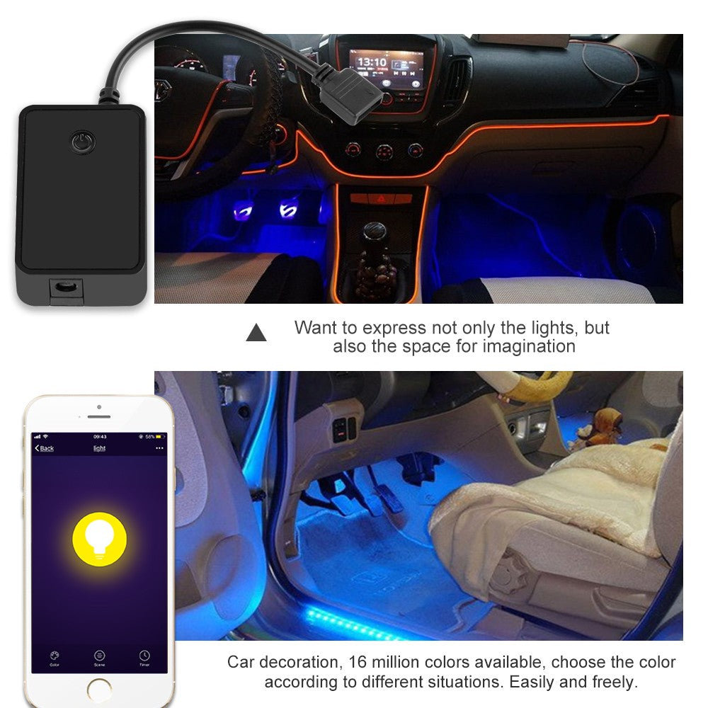 2-Pack Mini WiFi RGBW LED Strip Controllers