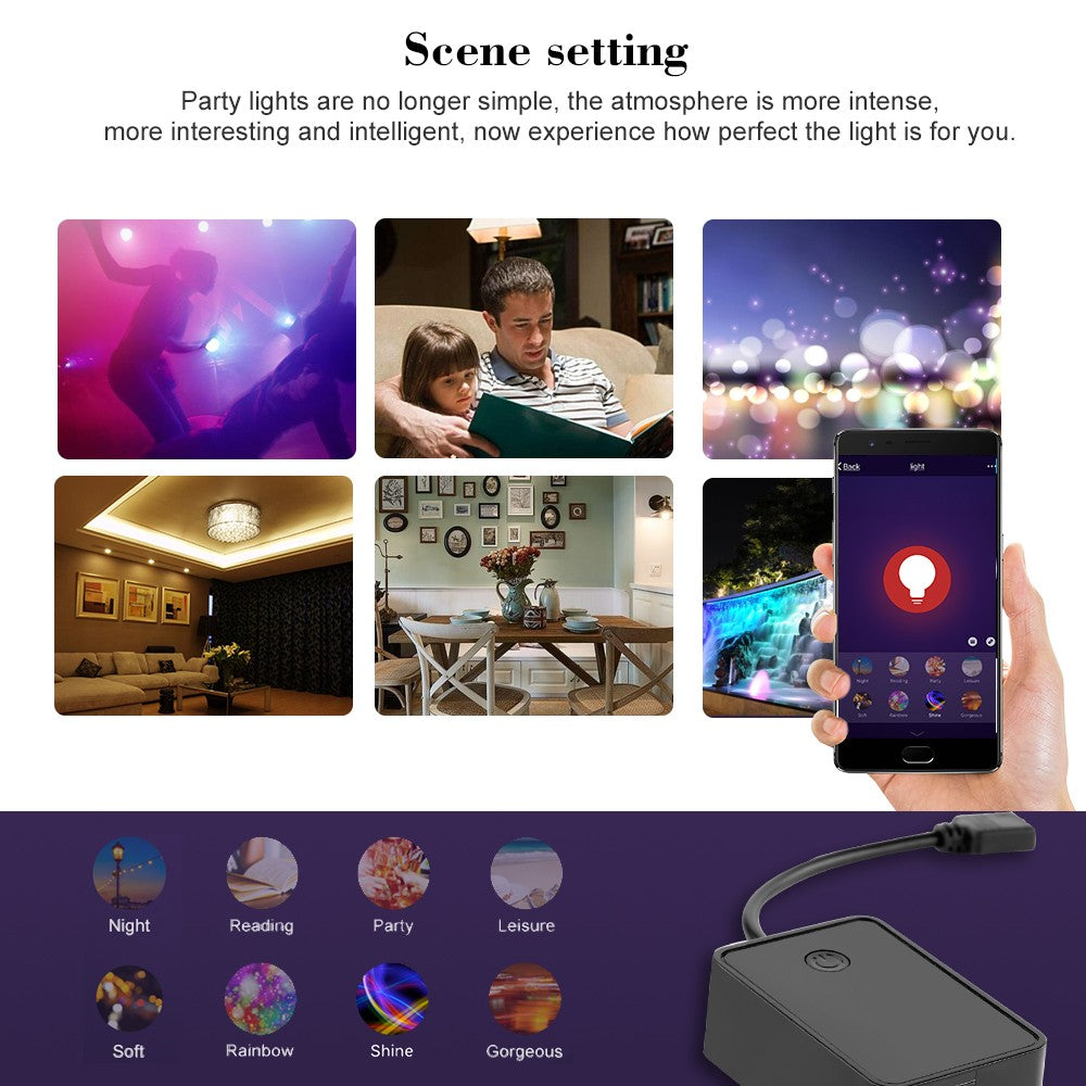2-Pack Mini WiFi RGBW LED Strip Controllers