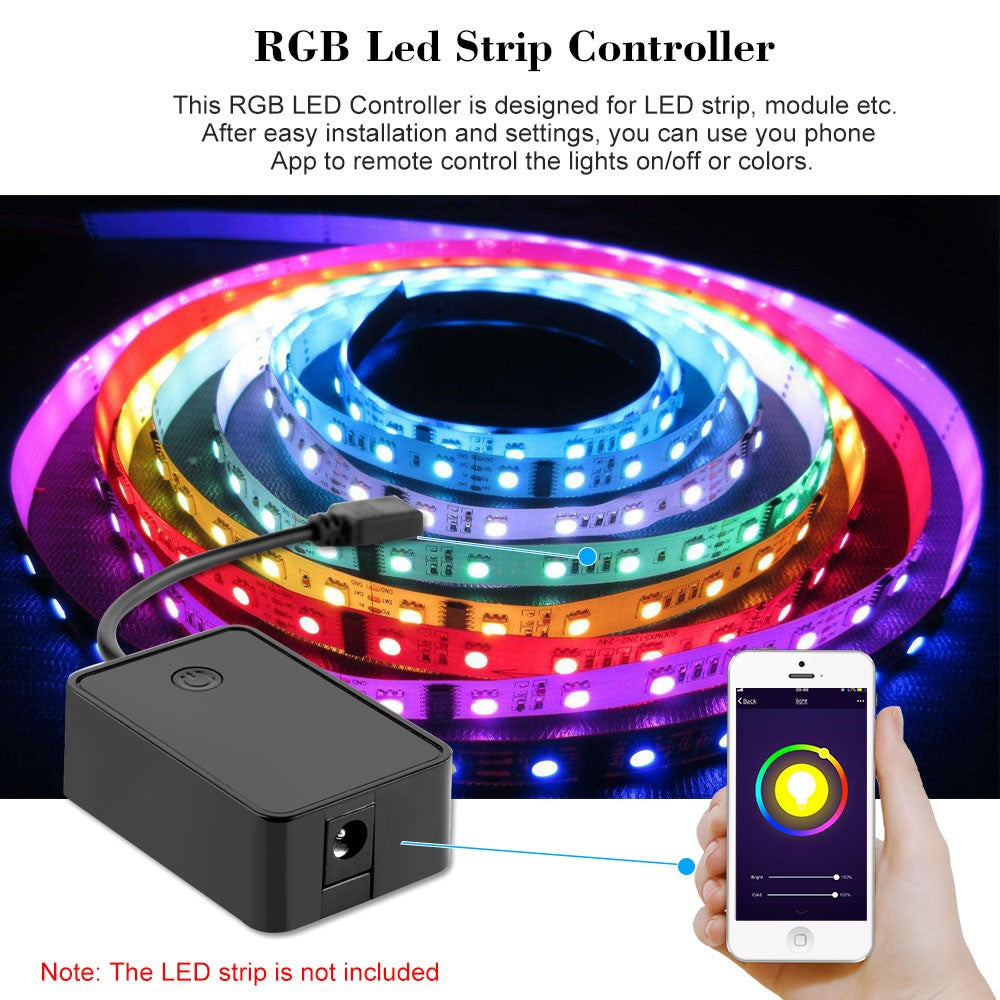 2-Pack Mini WiFi RGBW LED Strip Controllers