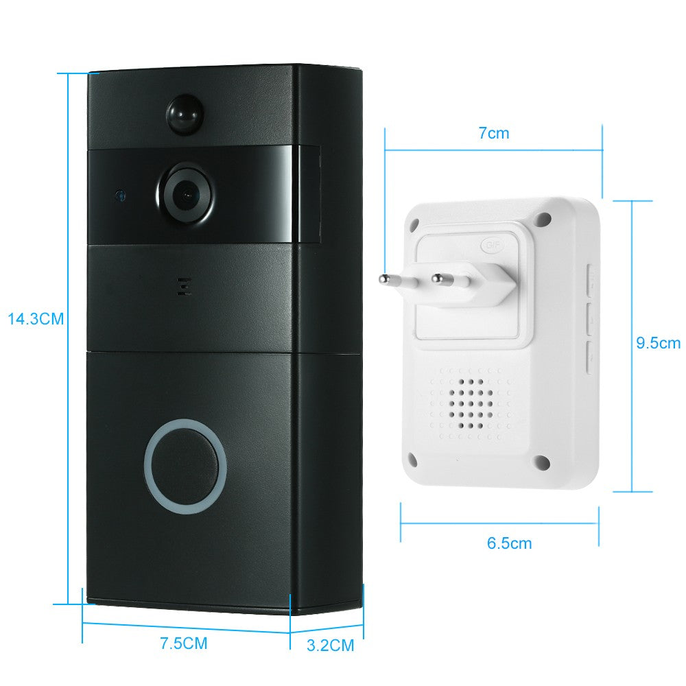 720P WiFi Video Intercom Door Phone & Wireless Doorbell Chime Set