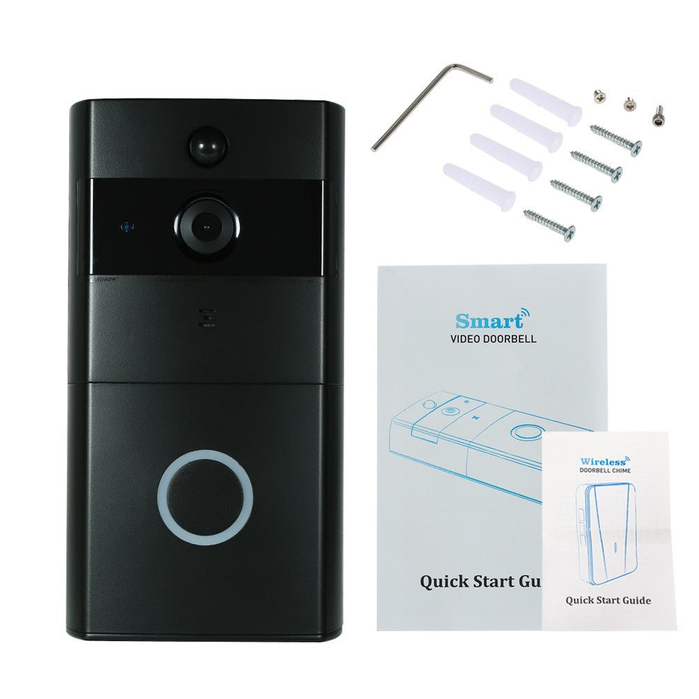 720P WiFi Video Intercom Door Phone & Wireless Doorbell Chime Set
