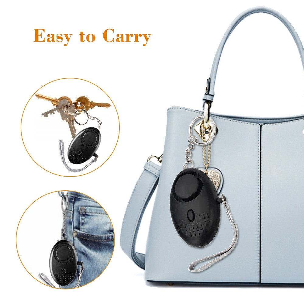 120-130dB Personal Security Alarm Keychain for Safe Sound