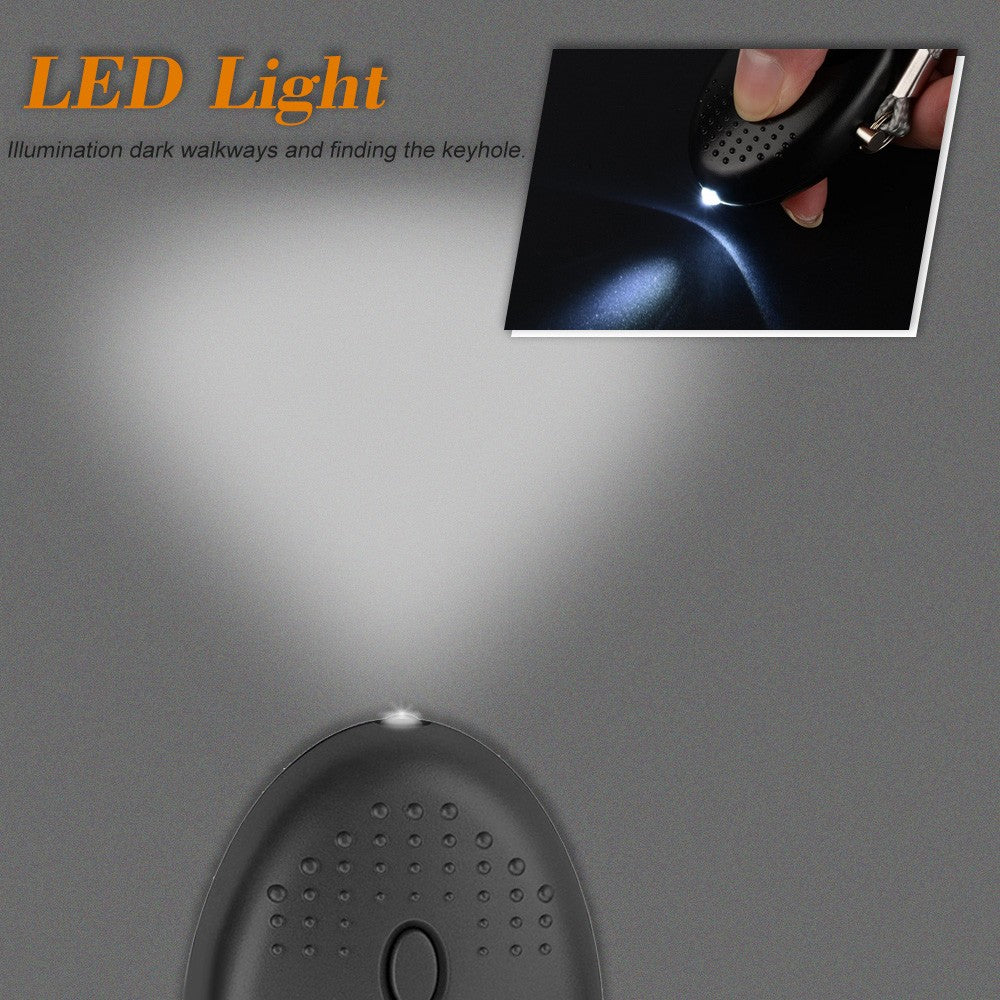 120-130dB Personal Security Alarm Keychain for Safe Sound