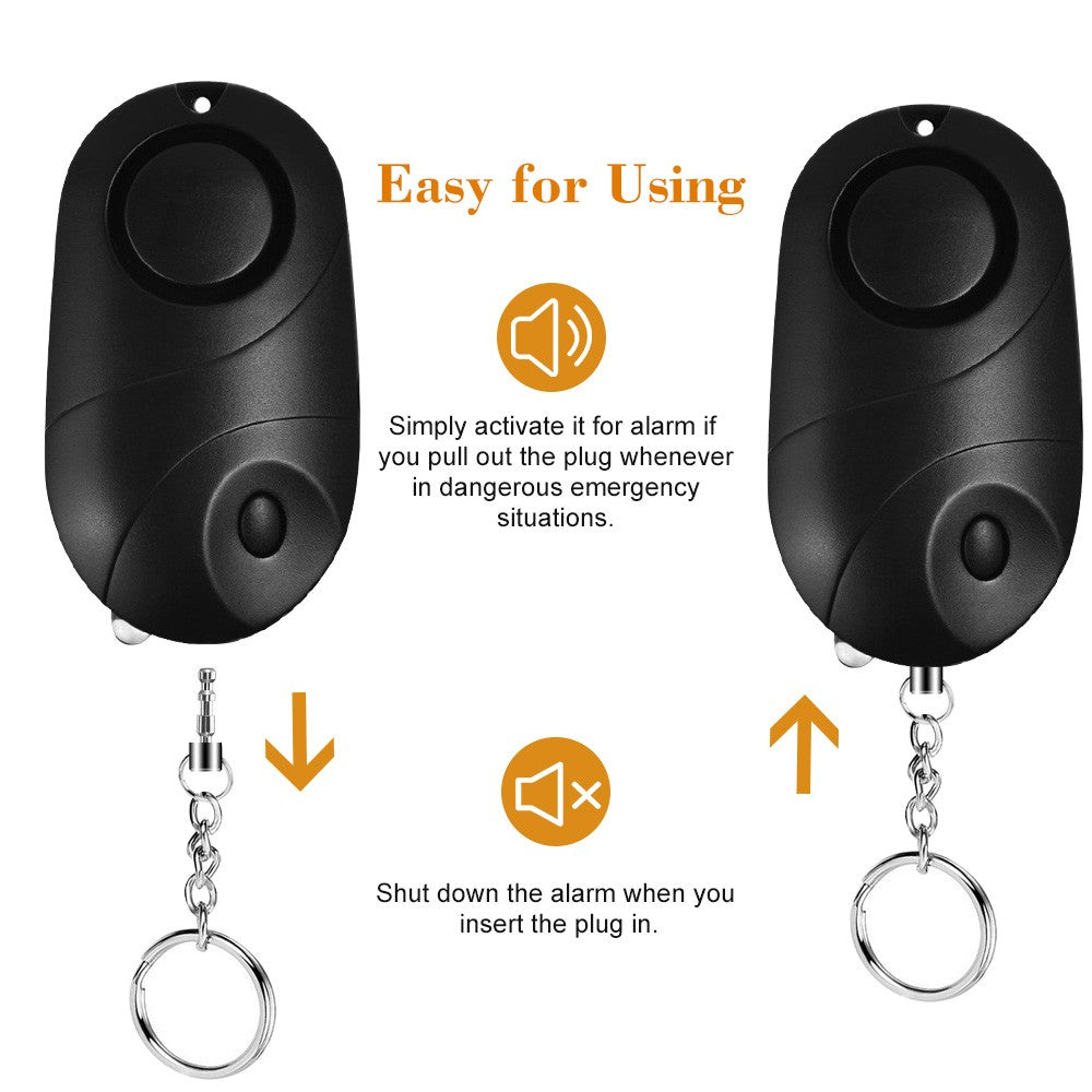 120-130dB Security Keychain Personal Alarm