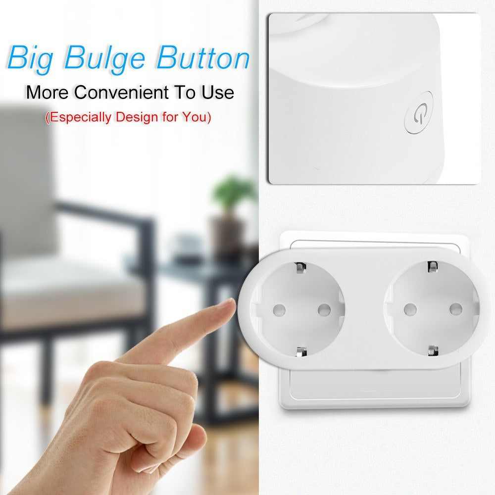 Smart WiFi Plug EU Type E - 2 Pack