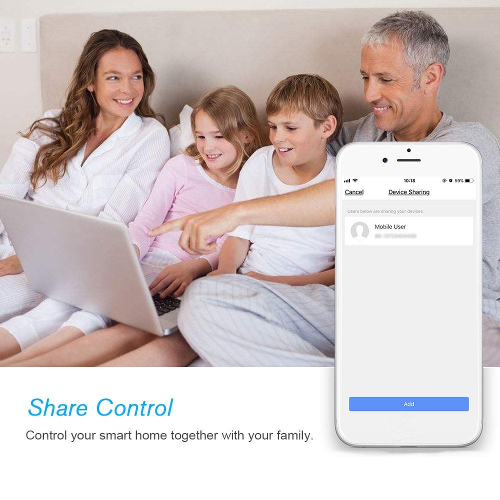 Smart WiFi Plug EU Type E - 2 Pack